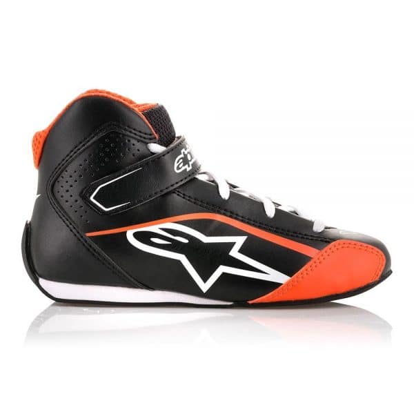 TECH-1 K S. SHOES - BLACK WHITE YELLOW FLURO - Image 2