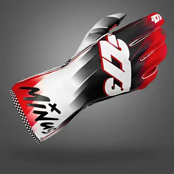 -273 Supersonic Kart Glove - Red/Black/White - Image 2