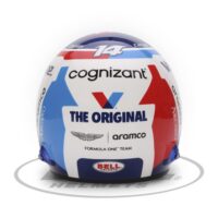 Fernando Alonso Monaco 2024 Mini Helmet - Image 4