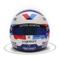 Fernando Alonso Monaco 2024 Mini Helmet - Image 3