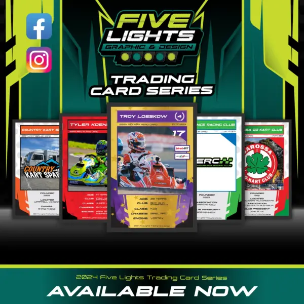 Fivelights Karting Trading Card Series