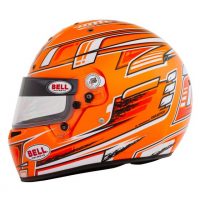 Bell KC7-CMR Champion Helmet - Orange - Image 7