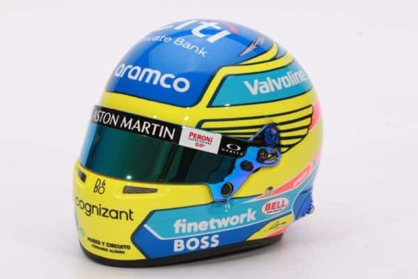 Fernando Alonso 2024 Mini Helmet