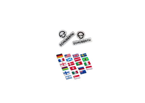 SCH SF3ABP/SF4/SP1/SK1 - Schuberth cheek pads logos