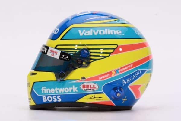 Fernando Alonso 2024 Mini Helmet - Image 2