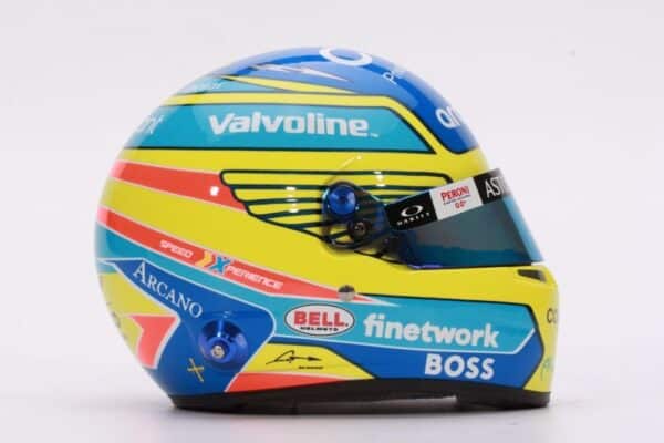 Fernando Alonso 2024 Mini Helmet - Image 4