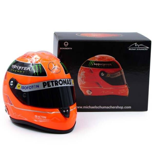 Michael Schumacher 2012 Last Race Mini Helmet - Image 2