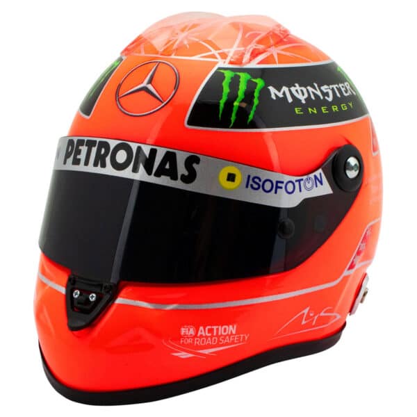 Michael Schumacher 2012 Last Race Mini Helmet - Image 3