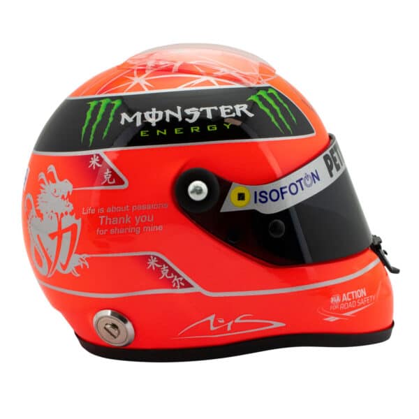 Michael Schumacher 2012 Last Race Mini Helmet - Image 7