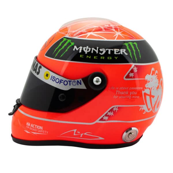 Michael Schumacher 2012 Last Race Mini Helmet