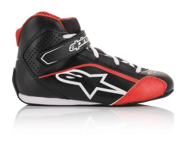 TECH-1 K S. SHOES - BLACK WHITE RED - Image 4