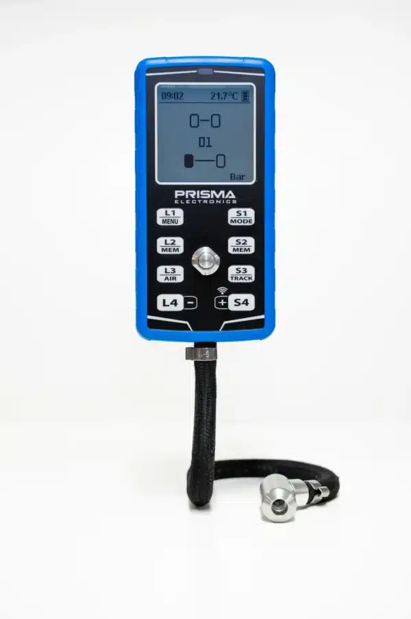 Prisma HPM5 Digital Tyre Gauge With Pyro Infrared and Lap Timer